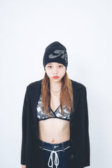 NOPE rhinestone Beanie