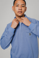 MSB patch logo sweat polo shirt