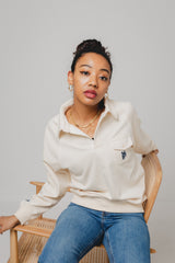 MSB patch logo sweat polo shirt