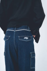 Nope Girl wide denim pants