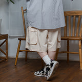 Ripstop Cargo Half Pants 【AZR-BL-0001-011】