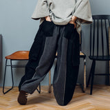 Docking balloon denim cargo pants【AZR-BL-0001-031】