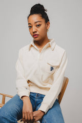 MSB patch logo sweat polo shirt