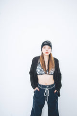 Nope Girl wide denim pants