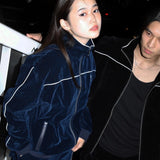 student apathy velour jacket 【SA0171】