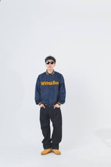 WudgeBoy logo nylon stadium jumper