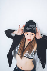 NOPE rhinestone Beanie