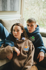 MSBE心臟徽標Wappen連帽衫