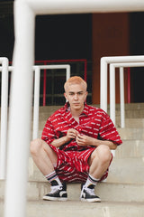 MSB logo patterned pants