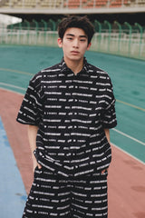 MSB logo patterned pants