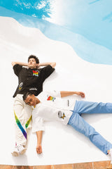 MSB補丁設計短袖襯衫