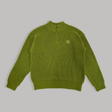 "N"로고 반 지퍼 니트