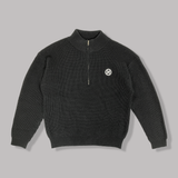 "N"로고 반 지퍼 니트