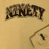 拼貼徽標半拉鍊汗