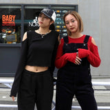 HTH original open shoulder tops