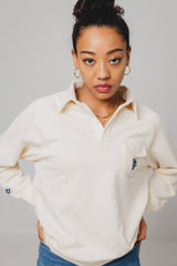 MSB patch logo sweat polo shirt