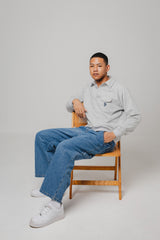 MSB patch logo sweat polo shirt