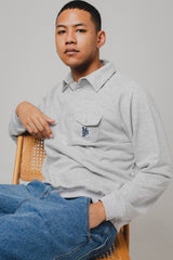 MSB patch logo sweat polo shirt