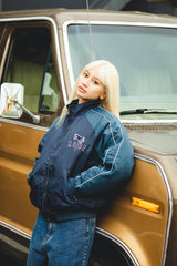 MSBE nylon stand blouson