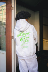 Goodvibesonly&和平一朵花連帽衫