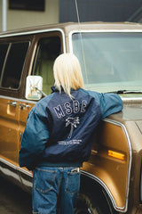 MSBE nylon stand blouson