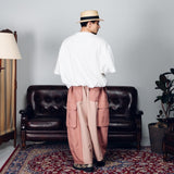 Wide loose waffle T-shirt 【AZR-BALLSY-22SS-AB】