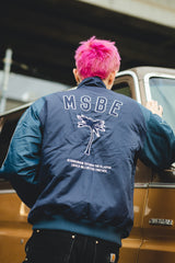 MSBE nylon stand blouson
