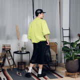 Military snake pattern faux leather shorts 【AZR-BL-0001-013】