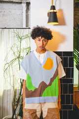 白天/夜間風景背心