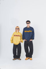 WudgeBoy logo nylon stadium jumper