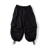 군용 드로우 코드 스노우 카고 바지