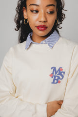 MSB心臟蓬鬆徽標汗