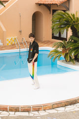 MSB補丁設計短袖襯衫