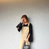 HTH 레이스 캐주얼 셔츠 탑