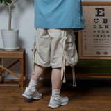 Military low cord cargo nylon shorts【AZR-BL-0001-05】