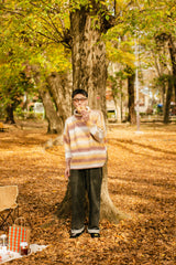 그라데이션 터트로 니트