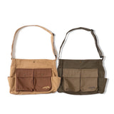 double pocket shoulder bag