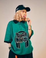 9090 X年輕歌曲針織polo卹