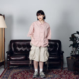 Military-like China shirt 【AZR-BL-0001-017】