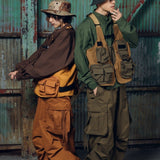 Military Drawcord Tuck Cargo Pants 【AZRーblー0001ー01 】