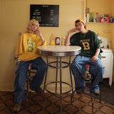 搖動男孩針跡牛仔褲