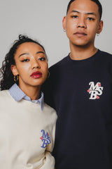 MSB心臟蓬鬆徽標汗