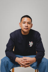 MSB心臟蓬鬆徽標汗