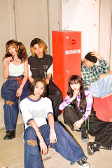 9090 Techno氣球牛仔褲