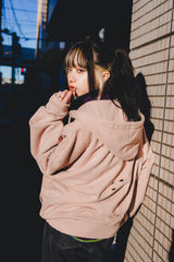 損壞徽標連帽衫