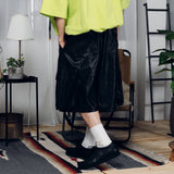 Military snake pattern faux leather shorts 【AZR-BL-0001-013】