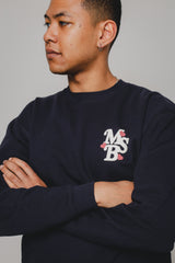 MSB心臟蓬鬆徽標汗