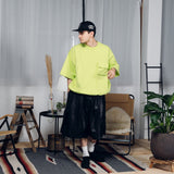 Military wrap pocket drawcord T-shirt 【AZR-BALLSY-22SS-AA】