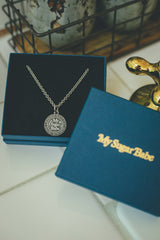 MSB coin motif neckless