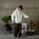 distressed loose hoodie